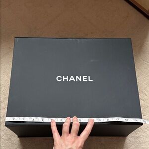 Chanel Magnetic Black Box 15” x 11” approx